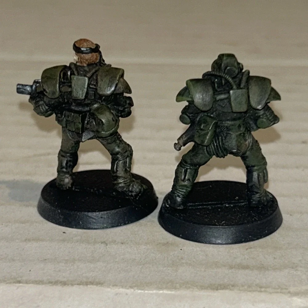 Ral Partha‎ Futuristic Special Black Ops Soldiers Warhammer Metal